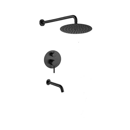 Round 2-Functions Rainfall Shower System Valve Included
