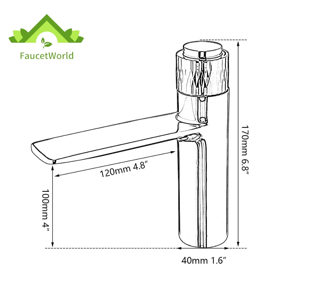 Waterfall Vanity Faucets Luxury Design